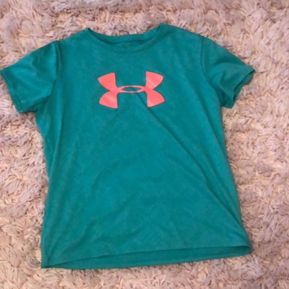 Teal and Hot Pink Loose Fitted Shirt